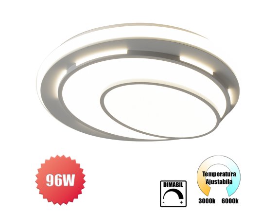 Lustra LED 96W Oval LD-96WOCL
